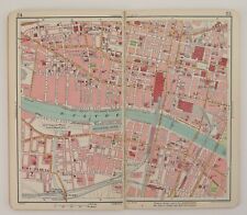 Bartholomew's pocket atlas guide Glasgow and District 1921 - 4 miles to 10 inch