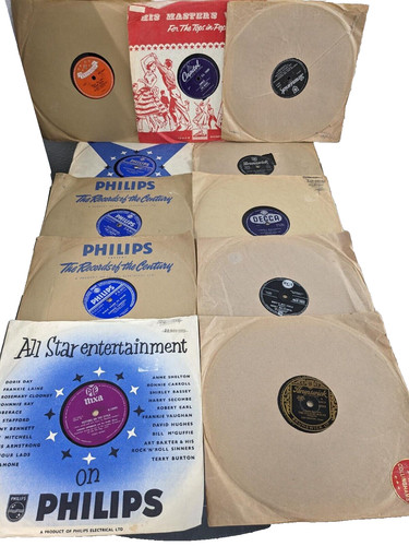 Vintage records mixed - records,
