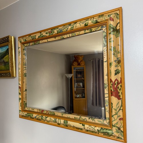 Large vintage wall mirror - vintage,