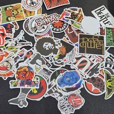 100 rock stickers heavy metal - rock,