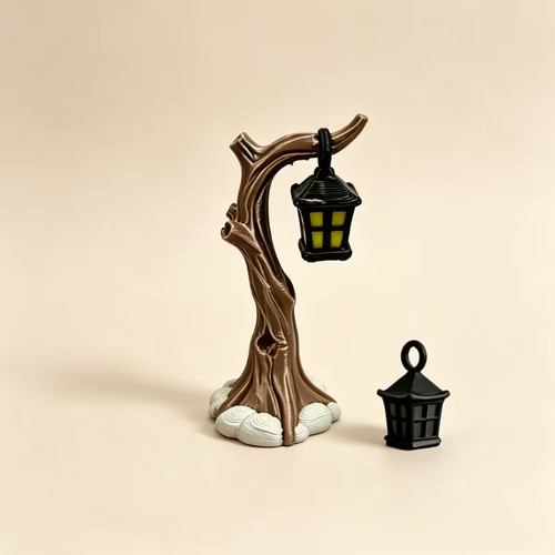 Fairy garden lamp post town - fairy,