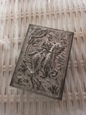 Antique Stainless Steel Matchbox Cover