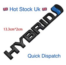 3D Black Metal Hybrid Badge