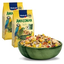Vitakraft Amazonian Bird Cage Food Seed 750g Parrot Macaw and Conure 2x Pack