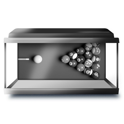 Fish tank background 90x45cm - background,