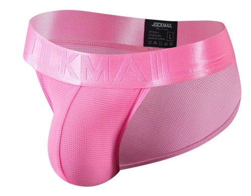 Men jockmail pink briefs - men's,
