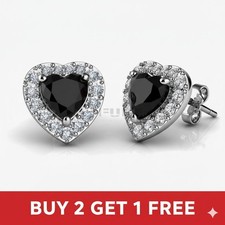 925 Sterling Silver Heart CZ
