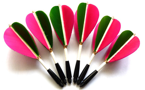 Real feather dart flights x - feather, flights,