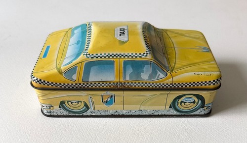 Yellow taxi tin - yellow,