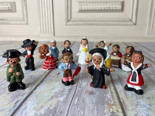 Vintage spanish mud people - mud,