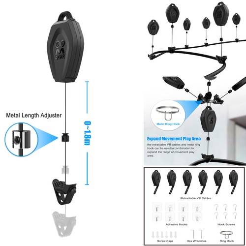 Pulley cable management - vr,