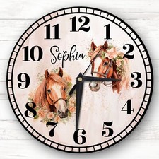 Floral Horses Girls Room
