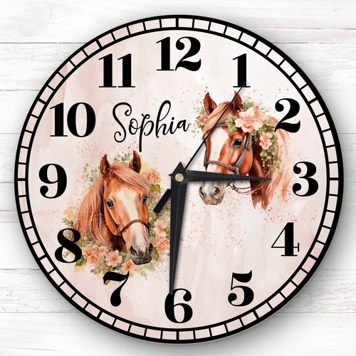 Floral horses girls room - floral,