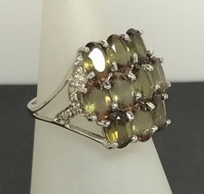 andalucite ring, 9ct white