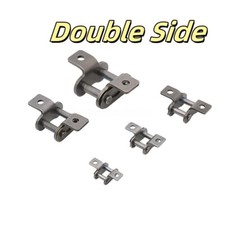 Single Hole Curved Plate Roller Chain Conveyor Driving Chain Double Side