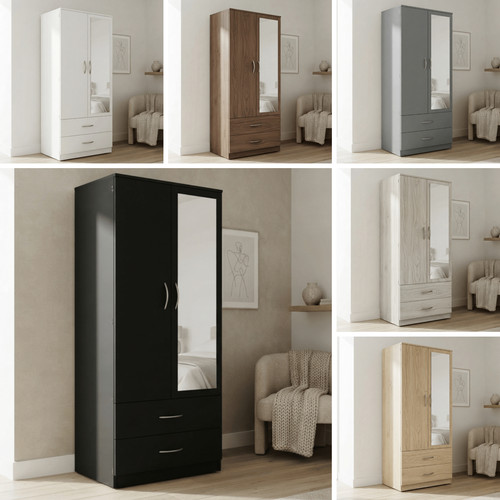 Door with mirror - with, 1