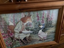 framed art print scene from