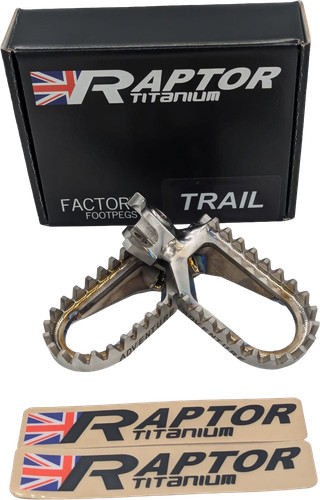 Raptor titanium foot - titanium,