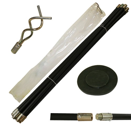 Drain rod set piece long - set,