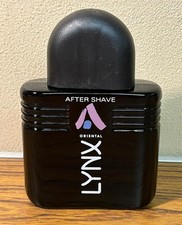 Rare Oriental Lynx 1987 Retro Aftershave Bottle Discontinued 