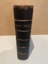 The Holy Bible Black Leather