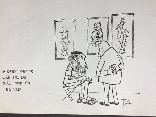 Signed pierre cartoon - cartoon, of