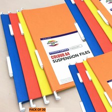 20 x A4 SUSPENSION FILES MIXED
