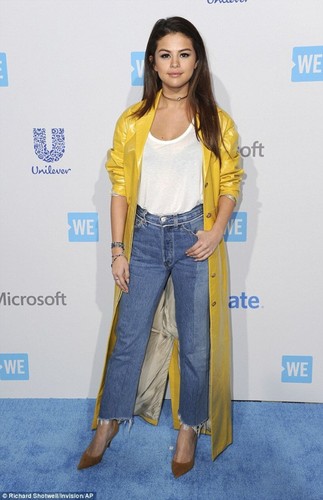 Women yellow leather trench - leather,
