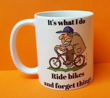 Funny cycling tea coffee - coffee, mug