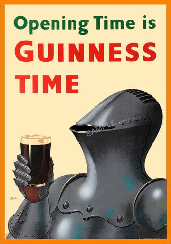 Vintage poster guinness retro - vintage,