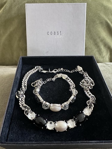 Coast black white beaded - coast, &