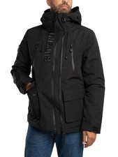 Superdry Men's Ultimate EMB Windbreaker Jacket, Black