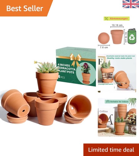 16cm terra cotta pots with - pots,