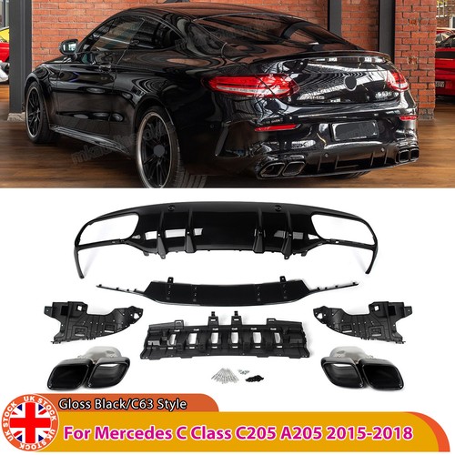 C63 style black rear - c63,