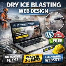 DRY ICE BLASTING WEB DESIGN