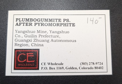 Plumbogummite after - plumbogummite,