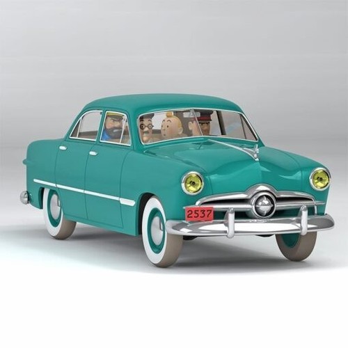 Voiture tintin model car - tintin,