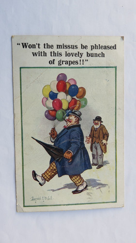 Comic postcard donald - comic,