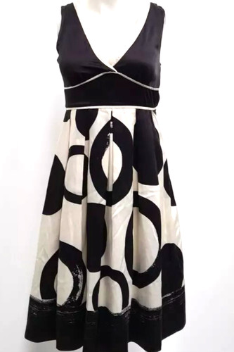 Hobbs maida dress black cream - dress,