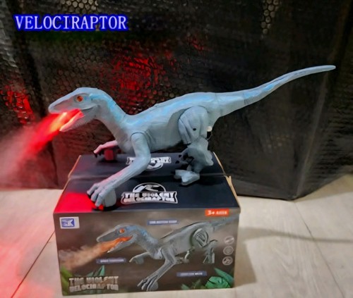 Dinosaur walking velociraptor - dinosaur,