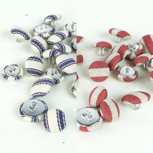 French ticking red blue - ticking,