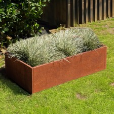 Metal Rusty Planter Garden