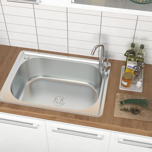 Inset kitchen sink stainless - inset,