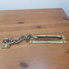 victorian door security chain restrictor solid brass 