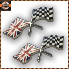 Chequered flag union jack - /,