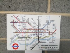 London Underground Retro 12" x