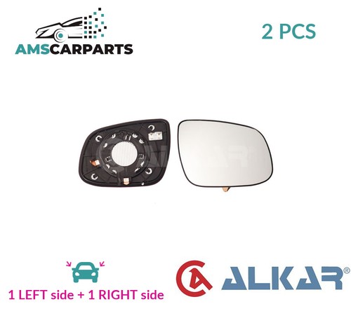 Rear view mirror glass pair - view,