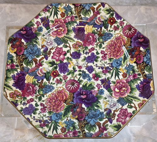 Crown ducal ware bird flowers - ducal,