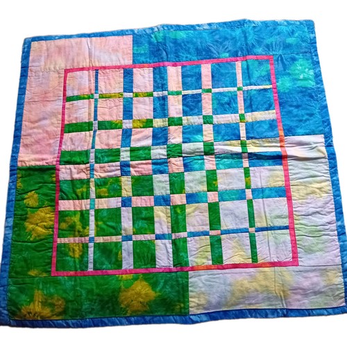 Colourful vintage patchwork - vintage,
