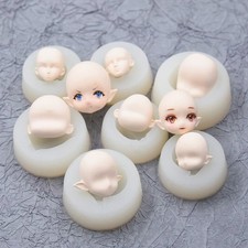 Silicone Face Mold Clay Doll